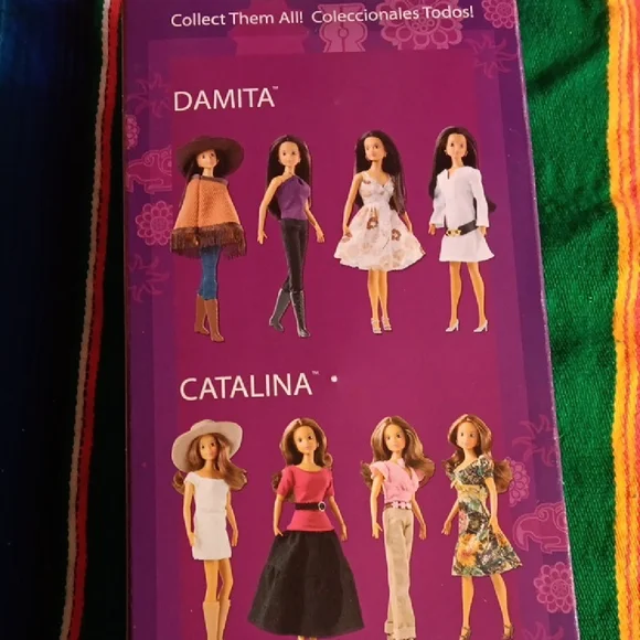 Damita Fashion Doll with White Dress - Picture 4 of 4